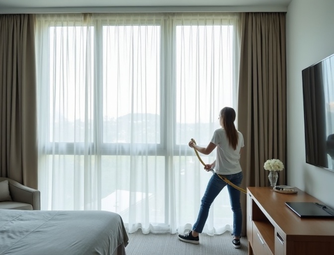 Mermaid Waters Sheer Curtain Cleaning